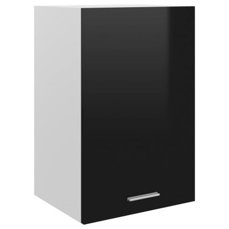 Black engineered wood kitchen hanging cabinet by vidaXL, Kitchen cabinets - Ref: Foro24-801258, Price: 36,84 €, Discount: %