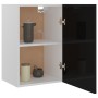 Black engineered wood kitchen hanging cabinet by vidaXL, Kitchen cabinets - Ref: Foro24-801258, Price: 36,84 €, Discount: %