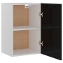 Schwarzer Küchen-Hängeschrank aus Holzwerkstoff von vidaXL, Küchenschränke - Ref: Foro24-801258, Preis: 36,84 €, Rabatt: %