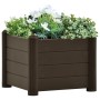 Arriate de jardín PP mocha 43x43x35 cm de vidaXL, Maceteros y jardineras - Ref: Foro24-313972, Precio: 56,92 €, Descuento: %