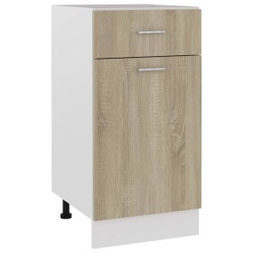 Lower cabinet oak engineered wood 40x46x81.5 cm by vidaXL, Kitchen cabinets - Ref: Foro24-801215, Price: 76,99 €, Discount: %