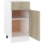 Armario inferior madera de ingeniería roble 40x46x81,5 cm de vidaXL, Armarios de cocina - Ref: Foro24-801215, Precio: 76,98 €...