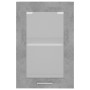 Armario colgante cristal contrachapada gris hormigón 40x31x60cm de vidaXL, Armarios de cocina - Ref: Foro24-802509, Precio: 5...