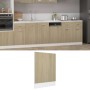 Plywood panel for dishwasher in oak color 45x3x67 cm by vidaXL, Kitchen cabinets - Ref: Foro24-802557, Price: 24,89 €, Discou...