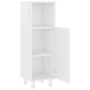 Glossy white plywood bathroom cabinet 30x30x95 cm by vidaXL, Bathroom furniture - Ref: Foro24-802621, Price: 52,14 €, Discoun...