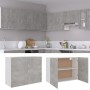 Armario colgante contrachapada gris hormigón 80x31x60 cm de vidaXL, Armarios de cocina - Ref: Foro24-801280, Precio: 106,54 €...