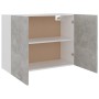 Hängeschrank aus Sperrholz in Betongrau, 80 x 31 x 60 cm von vidaXL, Küchenschränke - Ref: Foro24-801280, Preis: 106,54 €, Ra...