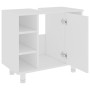 Armario de baño madera contrachapada blanco 60x32x53,5 cm de vidaXL, Muebles de baño - Ref: Foro24-802633, Precio: 45,23 €, D...