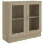 Armario libros madera contrachapada color roble 82,5x30,5x80 cm de vidaXL, Librerías y estanterías - Ref: Foro24-802744, Prec...