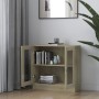 Oak-colored plywood book cabinet 82.5x30.5x80 cm by vidaXL, Bookcases and shelves - Ref: Foro24-802744, Price: 80,60 €, Disco...