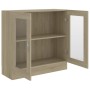 Oak-colored plywood book cabinet 82.5x30.5x80 cm by vidaXL, Bookcases and shelves - Ref: Foro24-802744, Price: 80,60 €, Disco...