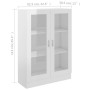 Plywood white glossy display case 82.5x30.5x115 cm by vidaXL, Bookcases and shelves - Ref: Foro24-802756, Price: 95,40 €, Dis...