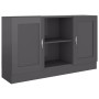 Glossy gray plywood sideboard 120x30.5x70 cm by vidaXL, Sideboards - Ref: Foro24-802785, Price: 122,59 €, Discount: %