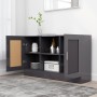 Glossy gray plywood sideboard 120x30.5x70 cm by vidaXL, Sideboards - Ref: Foro24-802785, Price: 122,59 €, Discount: %