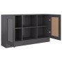 Glossy gray plywood sideboard 120x30.5x70 cm by vidaXL, Sideboards - Ref: Foro24-802785, Price: 122,59 €, Discount: %