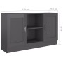 Glossy gray plywood sideboard 120x30.5x70 cm by vidaXL, Sideboards - Ref: Foro24-802785, Price: 122,59 €, Discount: %