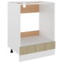 Ofenschrank aus eichenfarbenem Sperrholz, 60 x 46 x 81,5 cm von vidaXL, Küchenschränke - Ref: Foro24-802500, Preis: 64,38 €, ...