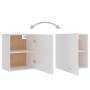 Armario colgante cocina madera ingeniería blanco 50x31x60 cm de vidaXL, Armarios de cocina - Ref: Foro24-801260, Precio: 66,2...