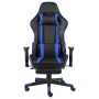 Drehbarer Gaming-Stuhl mit blauer PVC-Fußstütze von vidaXL, Gaming-Stühle - Ref: Foro24-20485, Preis: 182,08 €, Rabatt: %