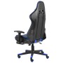 Drehbarer Gaming-Stuhl mit blauer PVC-Fußstütze von vidaXL, Gaming-Stühle - Ref: Foro24-20485, Preis: 182,08 €, Rabatt: %