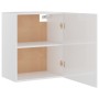 Armario colgante cocina madera ingeniería blanco brillo de vidaXL, Armarios de cocina - Ref: Foro24-801265, Precio: 68,44 €, ...