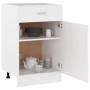 Armario inferior cajón cocina madera ingeniería 50x46x81,5cm de vidaXL, Armarios de cocina - Ref: Foro24-801220, Precio: 73,9...