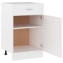 Armario inferior cajón cocina madera ingeniería 50x46x81,5cm de vidaXL, Armarios de cocina - Ref: Foro24-801220, Precio: 73,9...