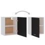 Hanging cabinets 2 pcs black plywood 50x31x60 cm by vidaXL, Kitchen cabinets - Ref: Foro24-805079, Price: 93,46 €, Discount: %