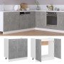 Armario debajo fregadero madera contrachapada gris 80x46x81,5cm de vidaXL, Armarios de cocina - Ref: Foro24-801200, Precio: 8...