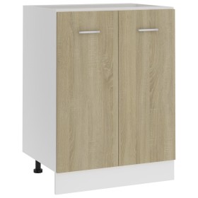 Unterer Küchenschrank aus Eichensperrholz, 60 x 46 x 81,5 cm von vidaXL, Küchenschränke - Ref: Foro24-801191, Preis: 72,50 €,...