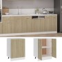 Armario inferior cocina contrachapada color roble 60x46x81,5 cm de vidaXL, Armarios de cocina - Ref: Foro24-801191, Precio: 7...