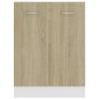 Oak plywood lower kitchen cabinet 60x46x81.5 cm by vidaXL, Kitchen cabinets - Ref: Foro24-801191, Price: 78,99 €, Discount: %