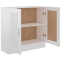 Bücherschrank aus glänzend weißem Sperrholz, 82,5 x 30,5 x 80 cm von vidaXL, Bücherregale und Regale - Ref: Foro24-802711, Pr...