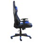 Silla gaming giratoria PVC azul de vidaXL, Sillones para videojuegos - Ref: Foro24-20490, Precio: 163,27 €, Descuento: %