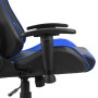 Silla gaming giratoria PVC azul de vidaXL, Sillones para videojuegos - Ref: Foro24-20490, Precio: 163,27 €, Descuento: %