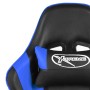 Silla gaming giratoria PVC azul de vidaXL, Sillones para videojuegos - Ref: Foro24-20490, Precio: 163,27 €, Descuento: %