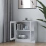 Vitrine aus weißem Sperrholz, 82,5 x 30,5 x 80 cm von vidaXL, Bücherregale und Regale - Ref: Foro24-802741, Preis: 79,39 €, R...