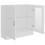 Vitrine aus weißem Sperrholz, 82,5 x 30,5 x 80 cm von vidaXL, Bücherregale und Regale - Ref: Foro24-802741, Preis: 79,39 €, R...