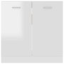 Armario inferior contrachapada blanco brillo 80x46x81,5 cm de vidaXL, Armarios de cocina - Ref: Foro24-801201, Precio: 83,95 ...