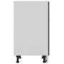 Armario inferior cajón cocina contrachapada gris 60x46x81,5cm de vidaXL, Armarios de cocina - Ref: Foro24-801230, Precio: 106...