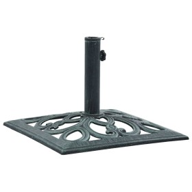 Green cast iron parasol base 12 kg 49 cm by vidaXL, Umbrella bases - Ref: Foro24-47866, Price: 67,99 €, Discount: %