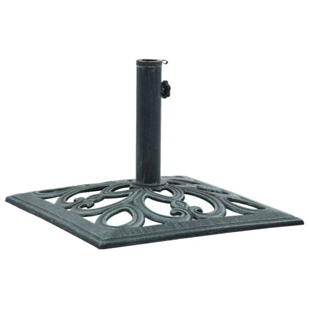 Green cast iron parasol base 12 kg 49 cm by vidaXL, Umbrella bases - Ref: Foro24-47866, Price: 66,55 €, Discount: %