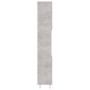 Armario de baño contrachapada gris hormigón 30x30x179 cm de vidaXL, Muebles de baño - Ref: Foro24-802628, Precio: 78,54 €, De...