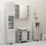 Armario de baño contrachapada gris hormigón 30x30x179 cm de vidaXL, Muebles de baño - Ref: Foro24-802628, Precio: 73,74 €, De...