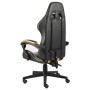 Black and gold synthetic leather gaming chair by vidaXL, Office chairs - Ref: Foro24-20520, Price: 114,20 €, Discount: %