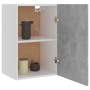 Hängeschrank aus Sperrholz in Betongrau, 39,5 x 31 x 60 cm von vidaXL, Küchenschränke - Ref: Foro24-801256, Preis: 40,68 €, R...