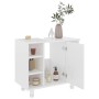 Armario de baño madera contrachapada blanco brillo 60x32x53,5cm de vidaXL, Muebles de baño - Ref: Foro24-802639, Precio: 53,0...