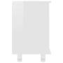 Armario de baño madera contrachapada blanco brillo 60x32x53,5cm de vidaXL, Muebles de baño - Ref: Foro24-802639, Precio: 53,0...