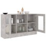 Graue Vitrine aus Holzwerkstoff, 120 x 30,5 x 70 cm von vidaXL, Sideboards - Ref: Foro24-802790, Preis: 106,27 €, Rabatt: %