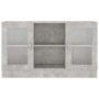 Vitrina de madera de ingeniería gris 120x30,5x70 cm de vidaXL, Aparadores - Ref: Foro24-802790, Precio: 105,21 €, Descuento: %